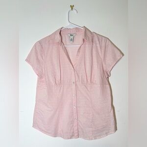 Bass Women’s M button down short sleeve shirt